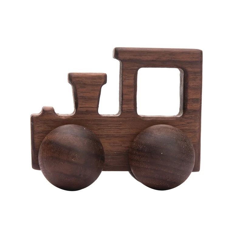 Wooden Child Block for Babies BPA Free Organic Beech Animal Shape Baby Toy Car Montessori Toys Brain Game Handmade Crafts Gifts