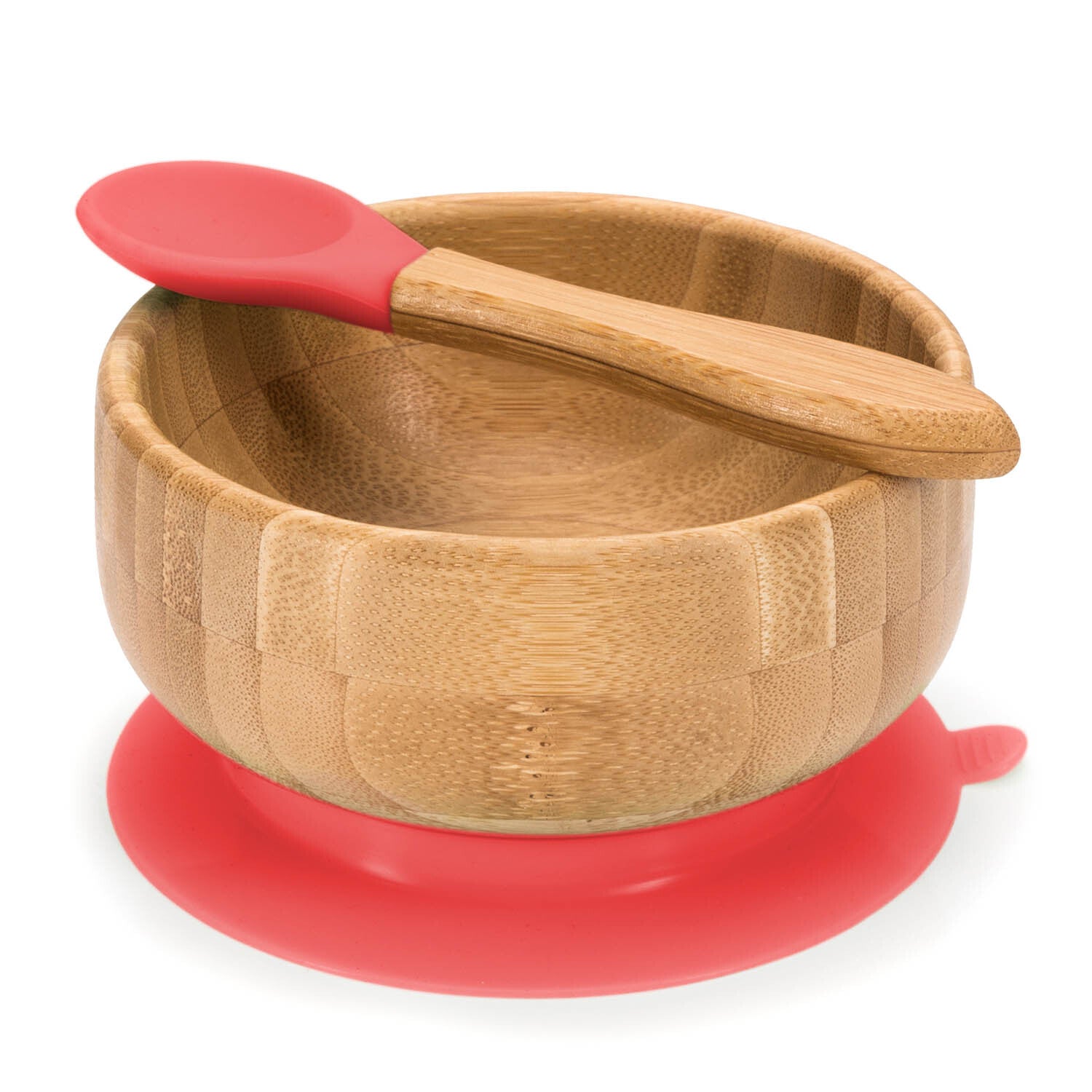 Baby Kinderschüssel Breischale Bambus Schüssel Saugnapf Esslern Holz Rutschfest