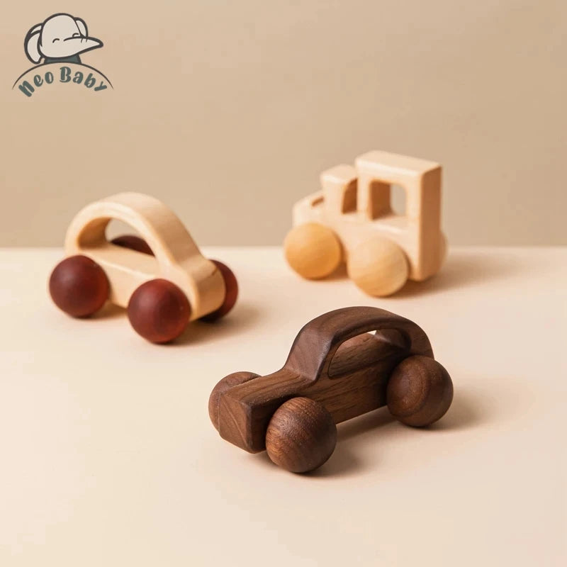 Wooden Child Block for Babies BPA Free Organic Beech Animal Shape Baby Toy Car Montessori Toys Brain Game Handmade Crafts Gifts